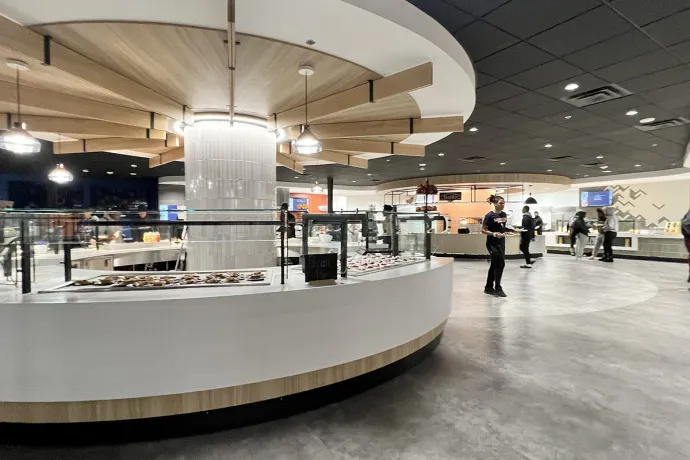 college dining space