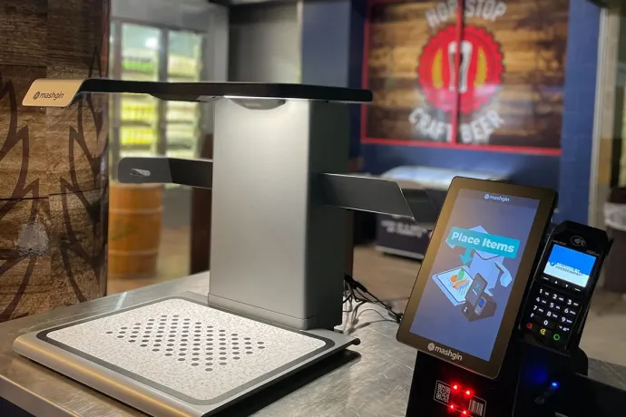 mashgin checkout station