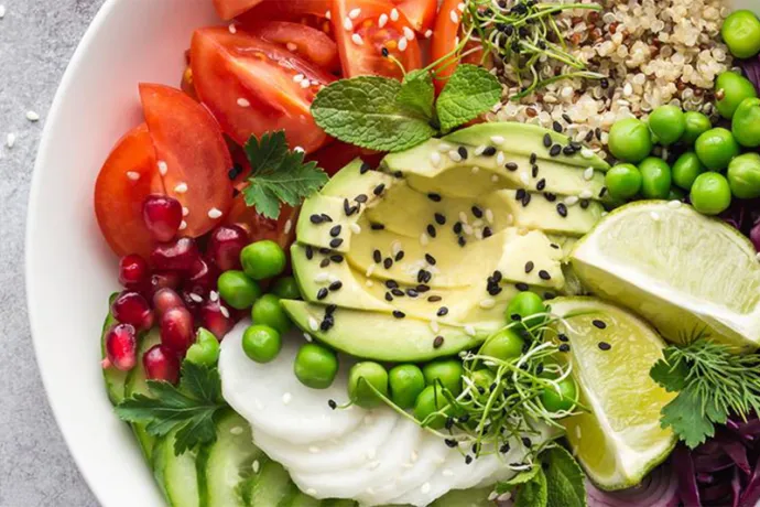 quinoa grain bowl